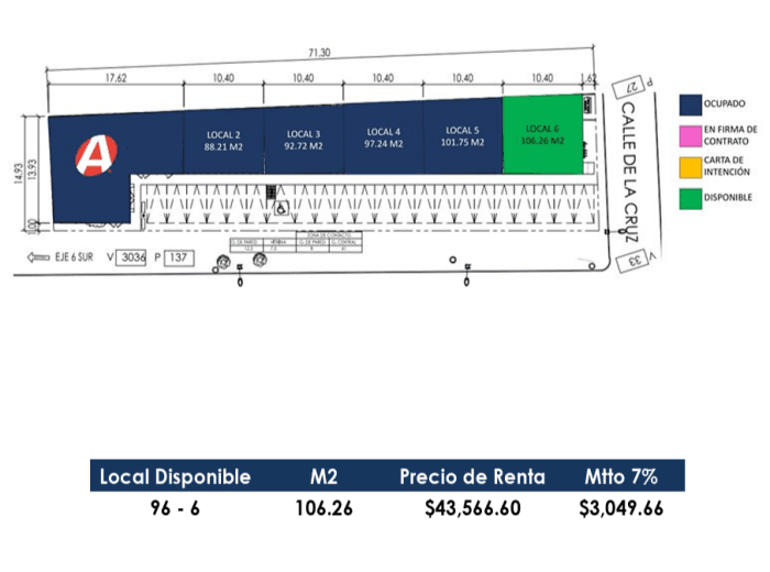 Local en renta Iztapalapa CDMX - Plano