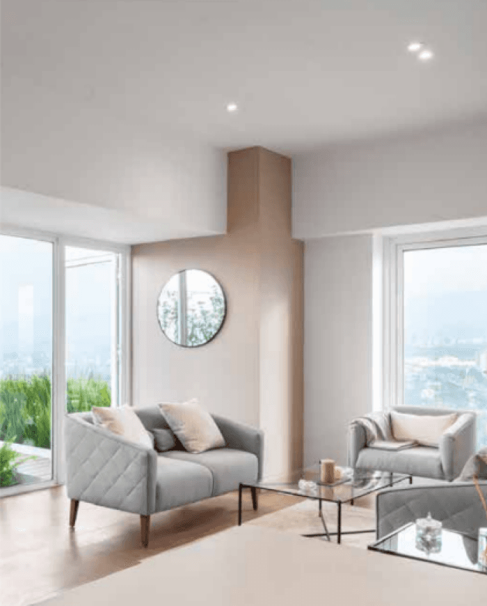 Departamento nuevo inteligente en venta Alvaro Obregon - Estancia sala