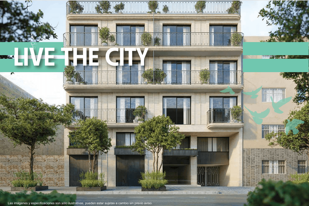 Departamento con Terraza en venta Roma Norte CDMX - Fachada por fuera