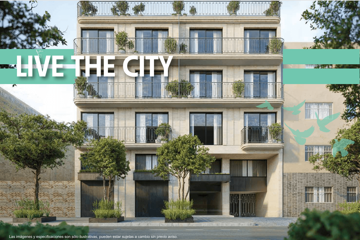 Roma Norte Cuauhtemoc CDMX Departamento en Venta - Fachada por fuera