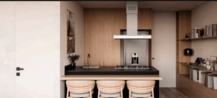 Departamento nuevo en venta San Rafael CDMX - Cocina