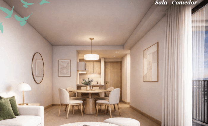 Departamento en venta en colonia San Rafael CDMX - Comedor