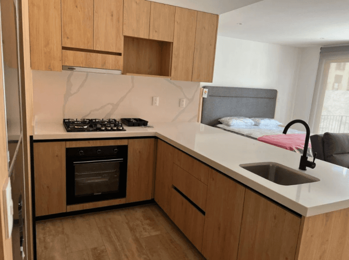 Departamento nuevo en renta en San Rafael CDMX - Cocina