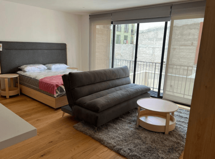 Departamento nuevo en renta en San Rafael CDMX - Recamara