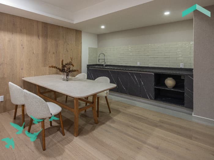 Departamento en venta en colonia Hipódromo CDMX - Comedor