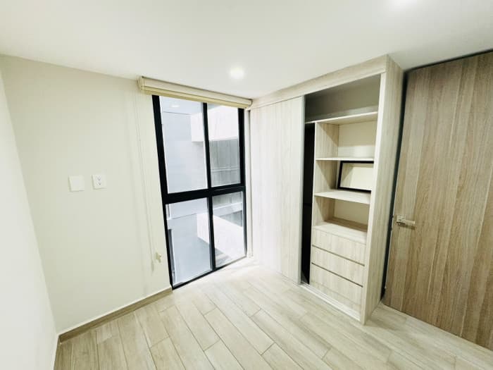 Renta departamento cerca de Reforma e Insurgentes CDMX - Recamara
