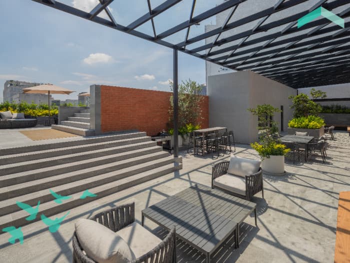 Departamento en venta en colonia Hipódromo CDMX - Roof garden