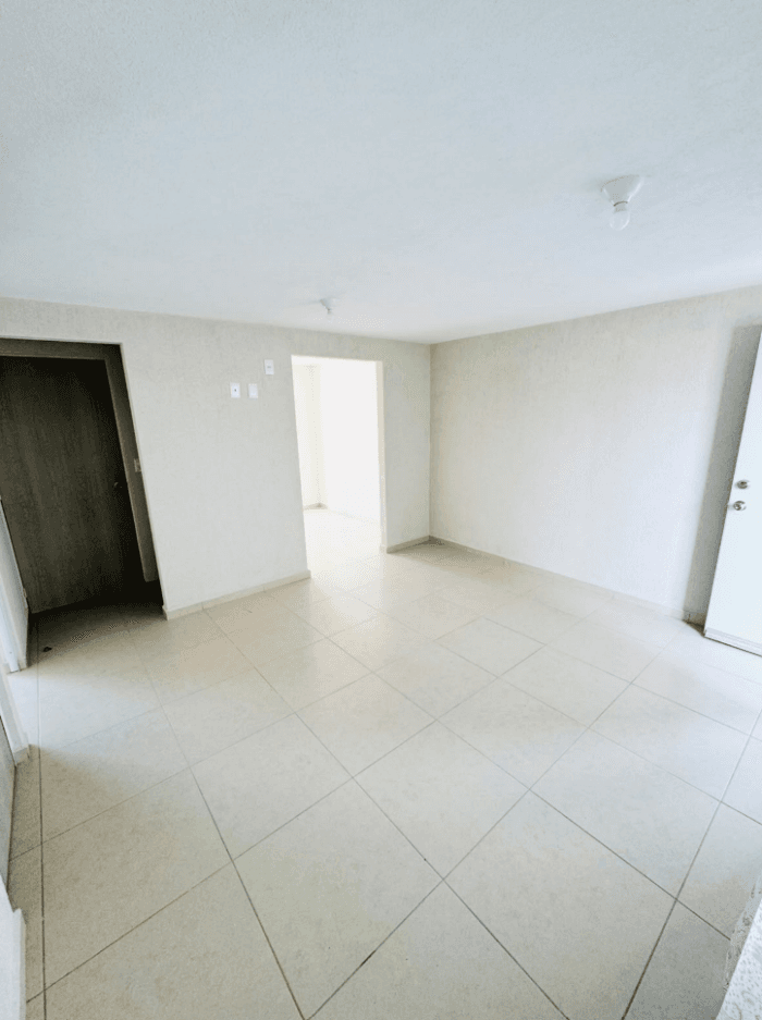 Departamento nuevo en planta baja en renta Ojo de Agua - Sala comedor