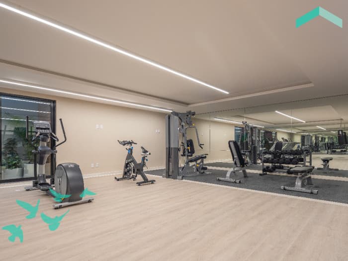 Departamento en venta en colonia Hipódromo CDMX - Gimnasio