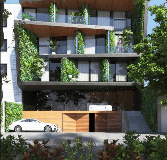 Departamentos de lujo en venta Alvaro Obregon - Fachada