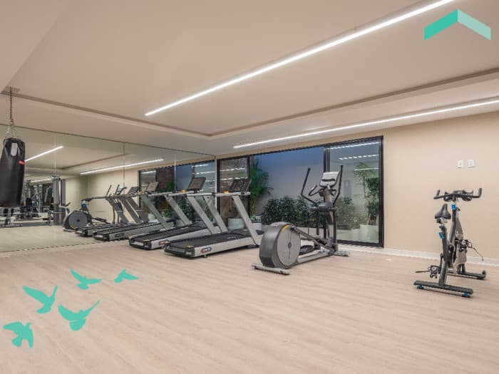 Departamento en venta en colonia Hipódromo CDMX - Gimnasio