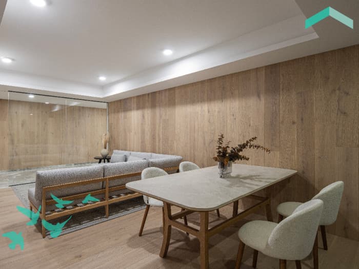 Departamento en venta en colonia Hipódromo CDMX - Estancia