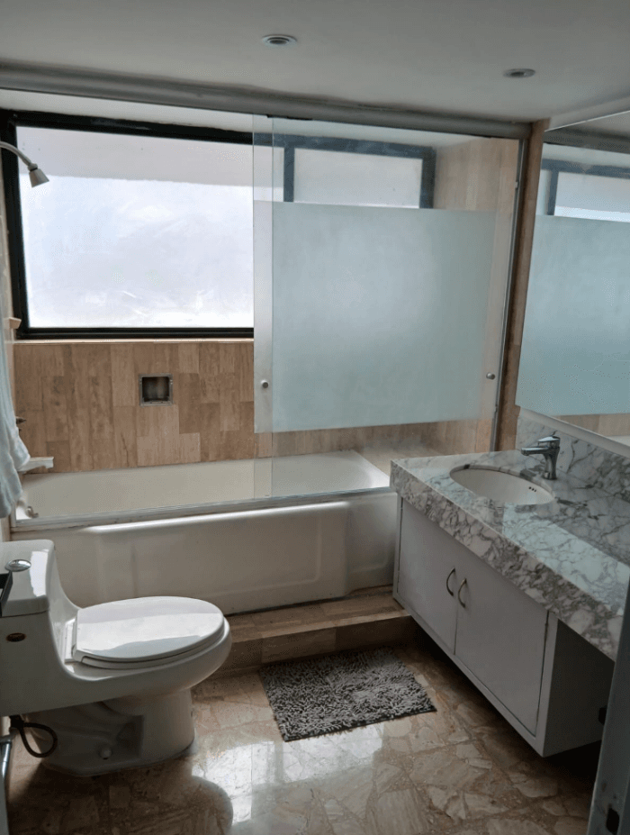 Departamento en renta con elevador en Polanco - Baño