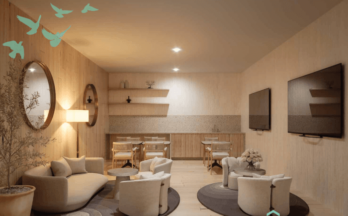 Departamento con Terraza en venta San Rafael CDMX - Lobby