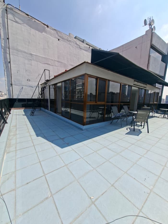 Oficina en renta en colonia Anzures - vista desde terraza a oficina