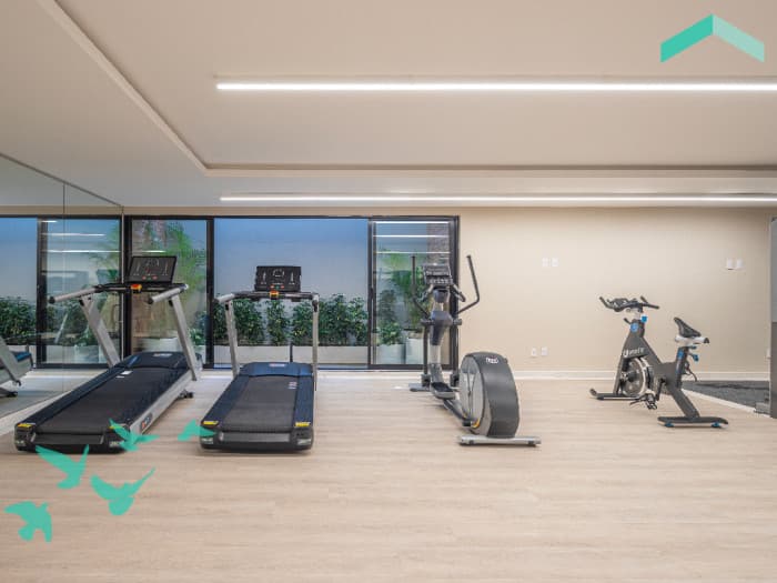 Departamento en venta en colonia Hipódromo CDMX - Gimnasio