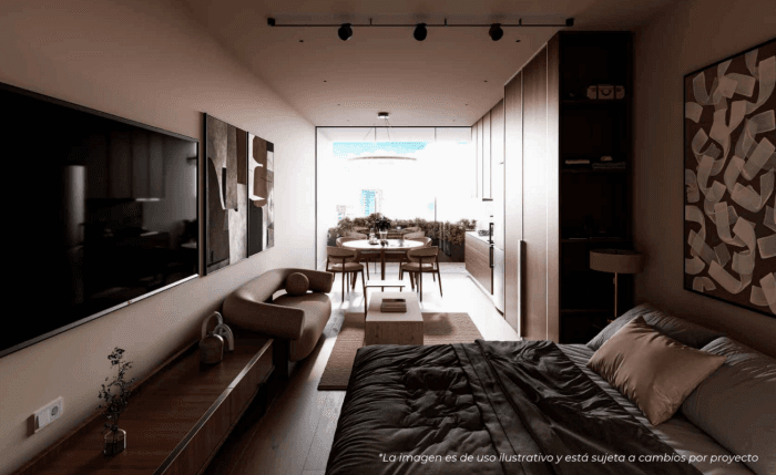 Departamento nuevo en venta Escandon CDMX - Recamara