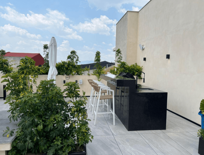 Departamento nuevo en renta en San Rafael CDMX - terraza