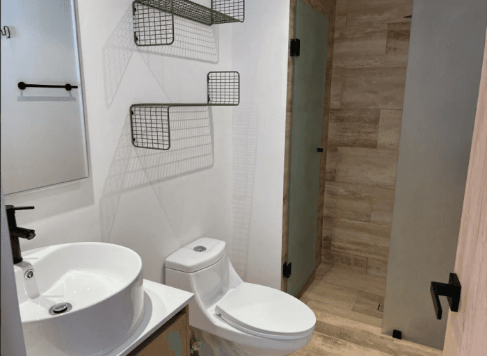 Departamento nuevo en renta en San Rafael CDMX - baño