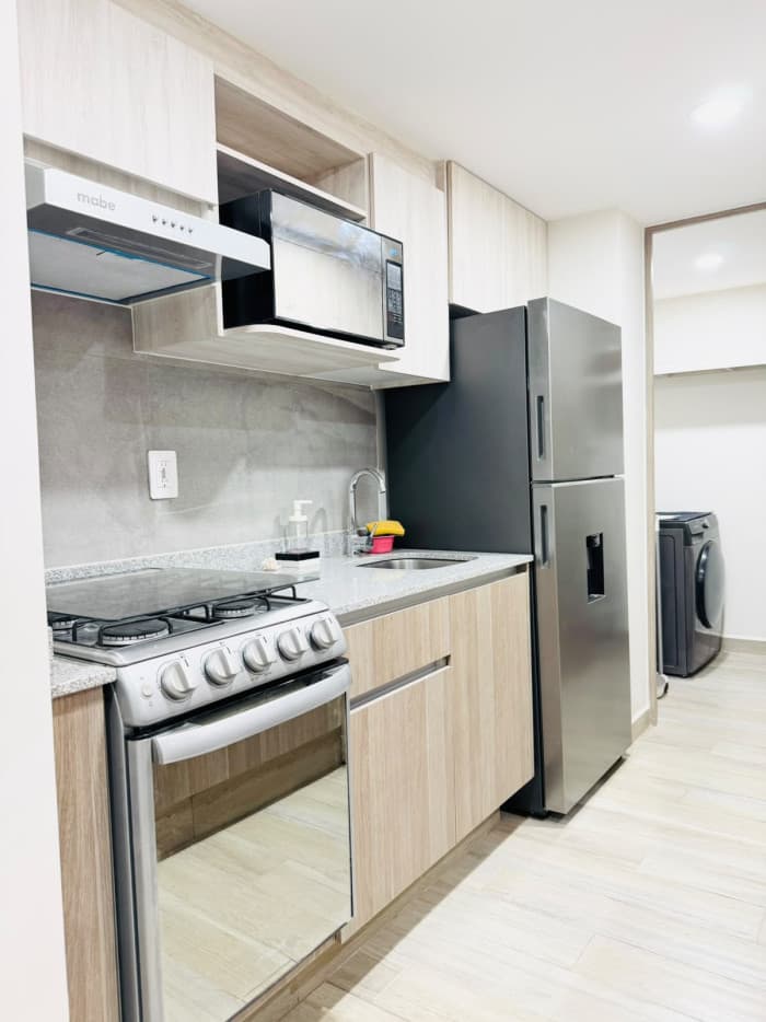 Renta departamento cerca de Reforma e Insurgentes CDMX - cocina