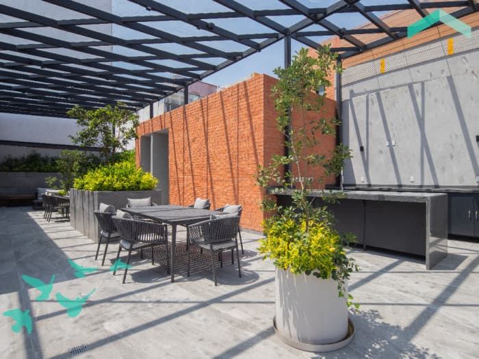 Departamento en venta en colonia Hipódromo CDMX - Roof garden