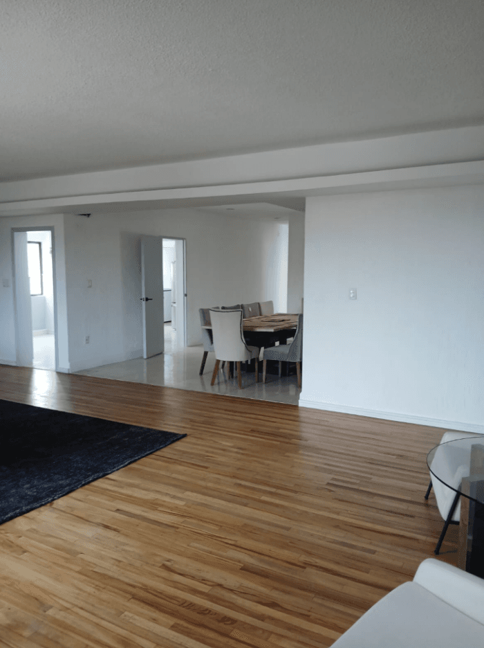 Departamento en renta con elevador en Polanco - Estancia
