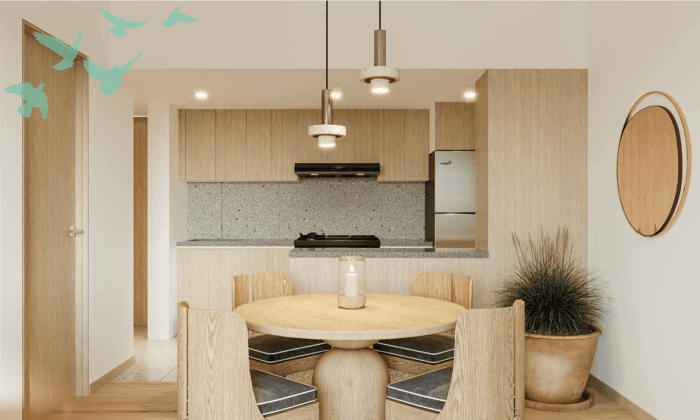 Departamento con Terraza en venta San Rafael CDMX - Cocina