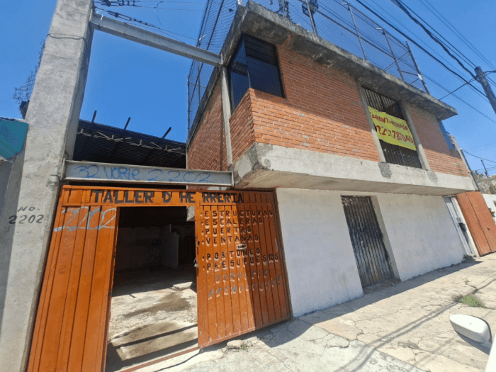 Bodega en renta colonia Azteca Puebla de Zaragoza - Fachada